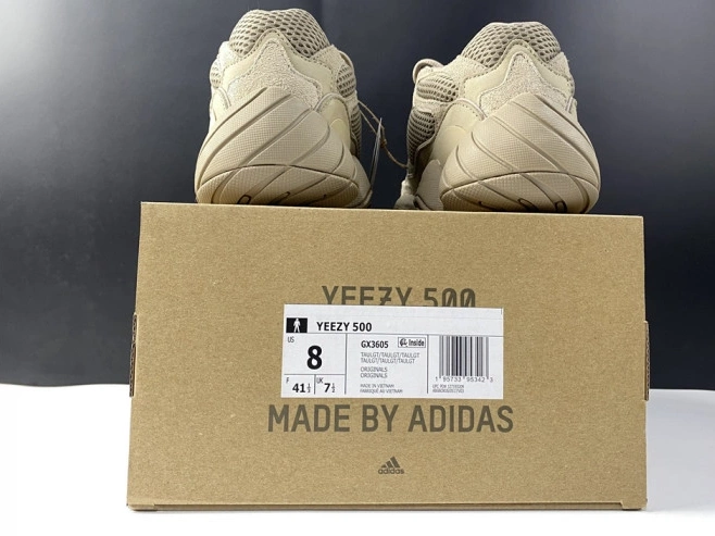 Light Taupe Yeezy Adidas GX3605 500 0808